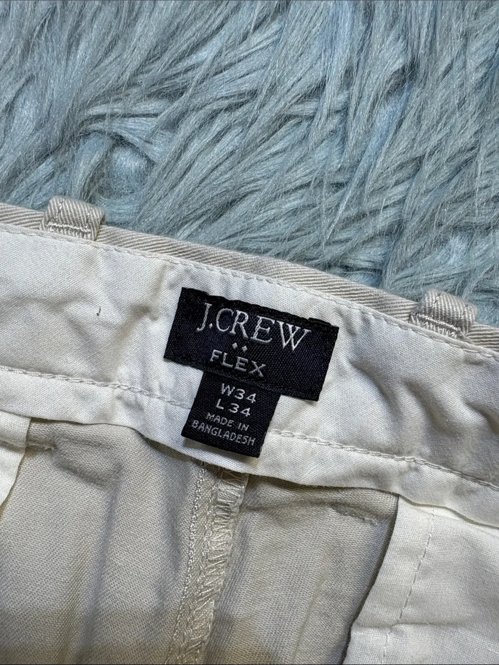 J. Crew Factory Flex Slim Fit Chino Pants sz 34X34